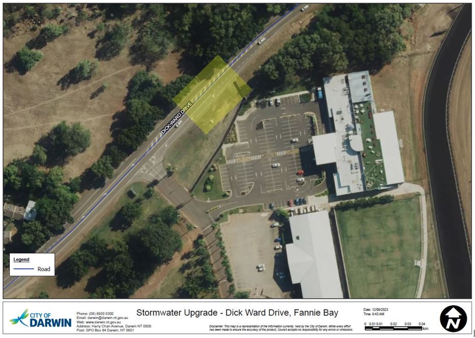 Stormwater Upgrade Dick Ward Drive, Fannie Bay City of Darwin